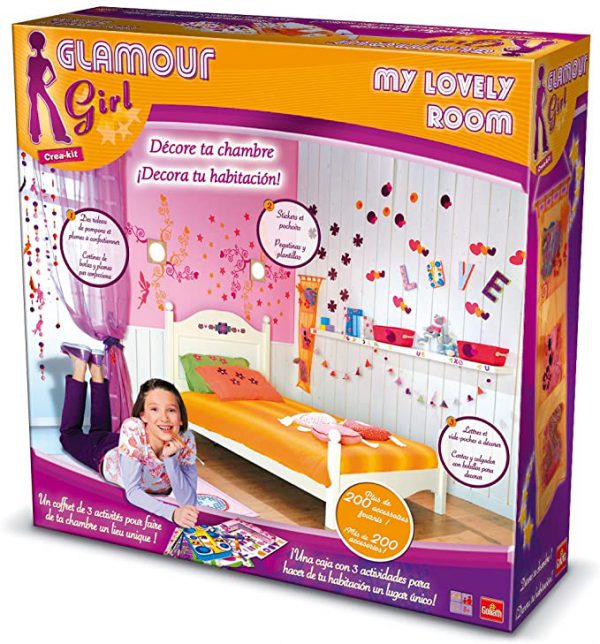 Glamour Girl My Lovely Room, Un coffret de 3 activités pour fair de ta chambre un lieu unique!